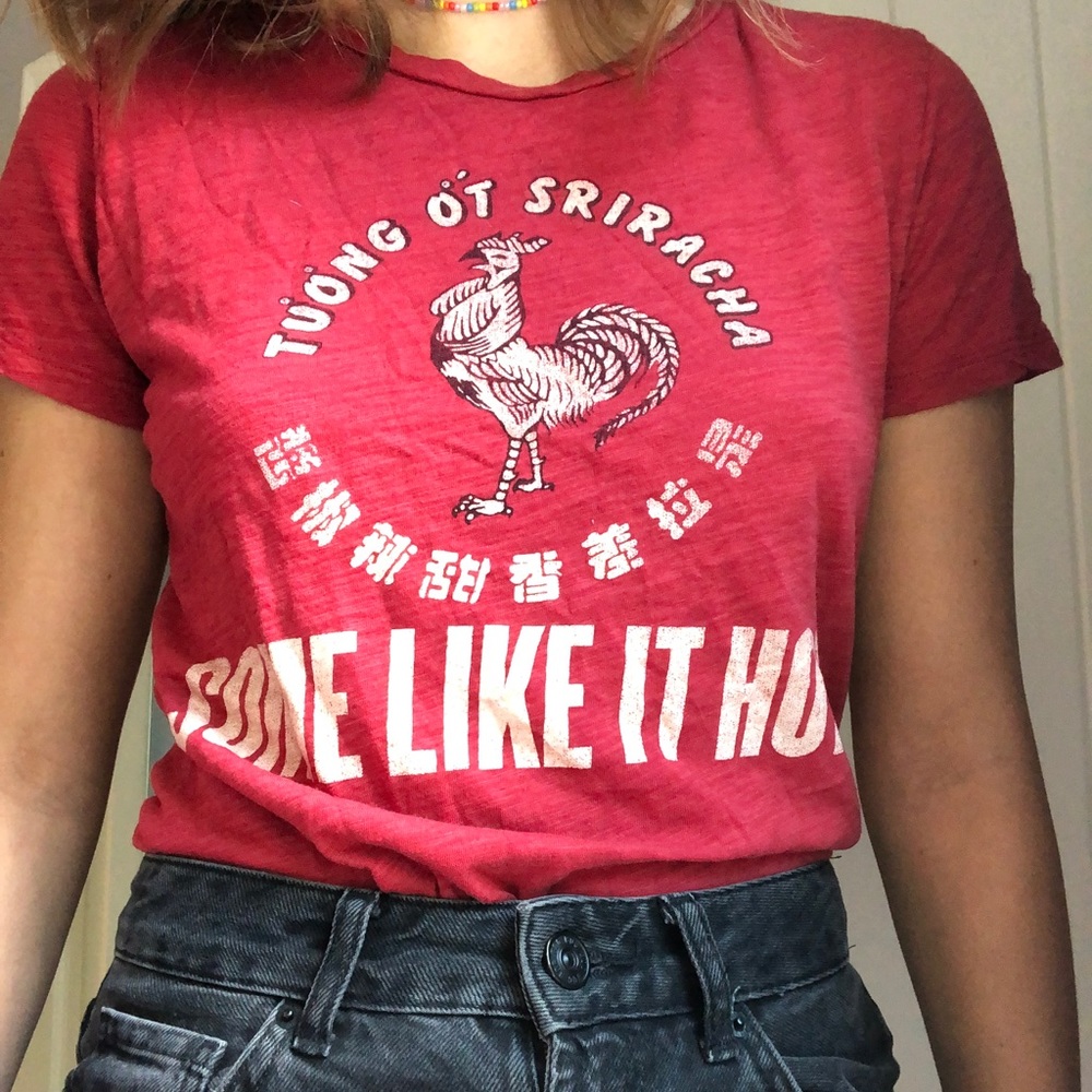 Distressed Sriracha Tee